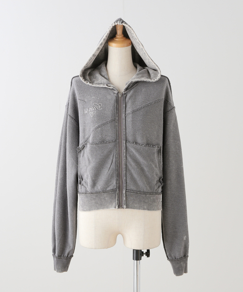GUESS コート アウター GUESS/ゲス GO PANEL WASHED HOODIE W4YQ30K 