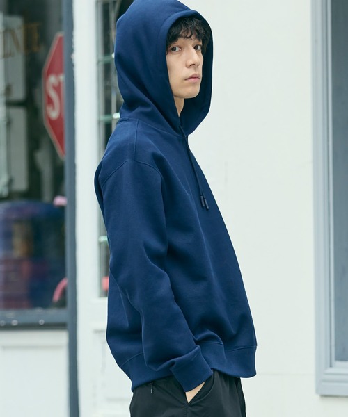 LACOSTE（ラコステ） パーカー 鹿の子ニットワントーンフーディー