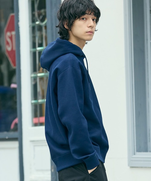 LACOSTE（ラコステ） パーカー 鹿の子ニットワントーンフーディー