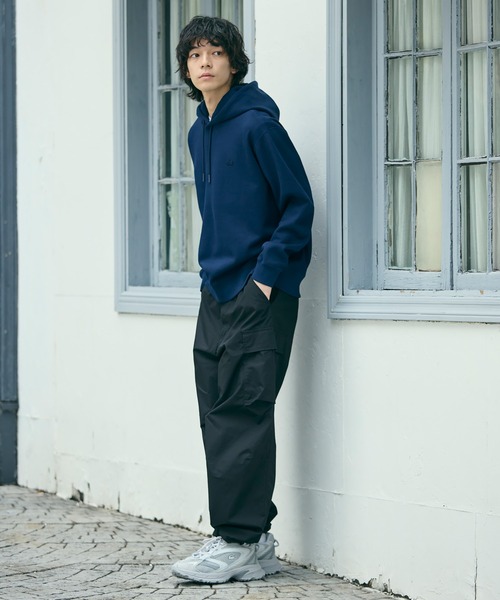 LACOSTE（ラコステ） パーカー 鹿の子ニットワントーンフーディー