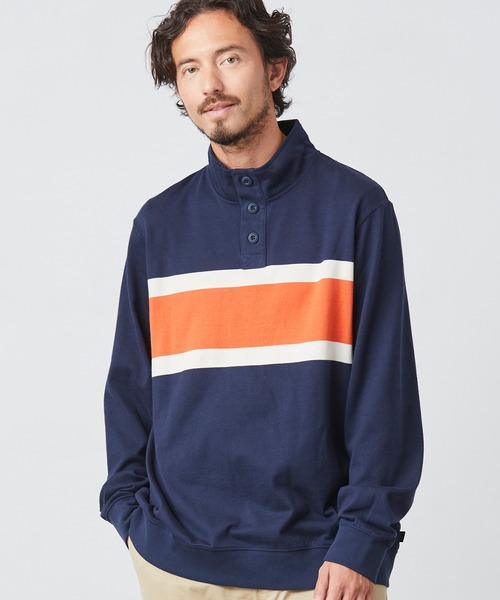 L.L.Bean（エルエルビーン） ビンテージ・ソフト・ラグビー、モック 