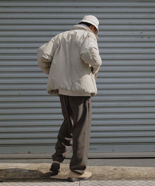 niko and…（ニコアンド） ブルゾン アウター 中綿スタンドミリタリー