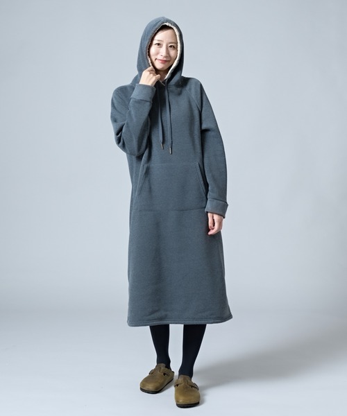 CALIFORNIA OUTFITTERS ワンピース 2-10A6 裏ボア パーカー ワンピース