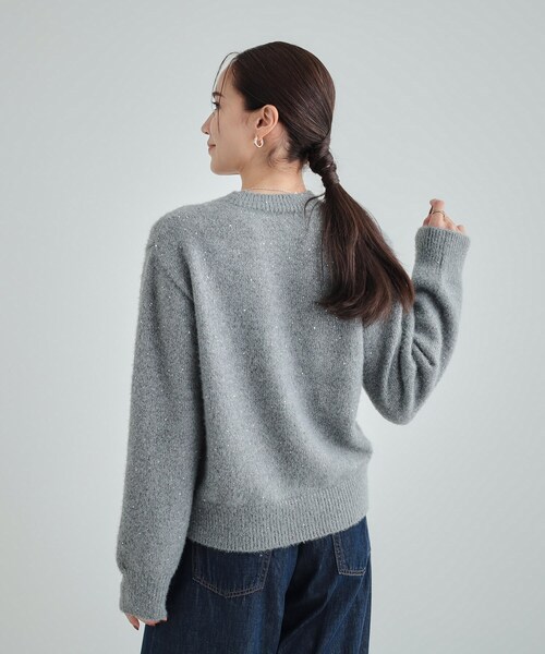 超美品！ブリストル　ニット　セーター　S DRESKIP ニット セーター 「高レビュー/S-LL」上品にキラリと華やぐ