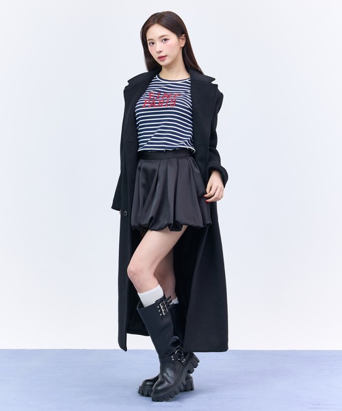⭐︎美品訳ありeimyistoireロングチェスターコート eimy istoire ステンカラーコート コート フェザーロングウール