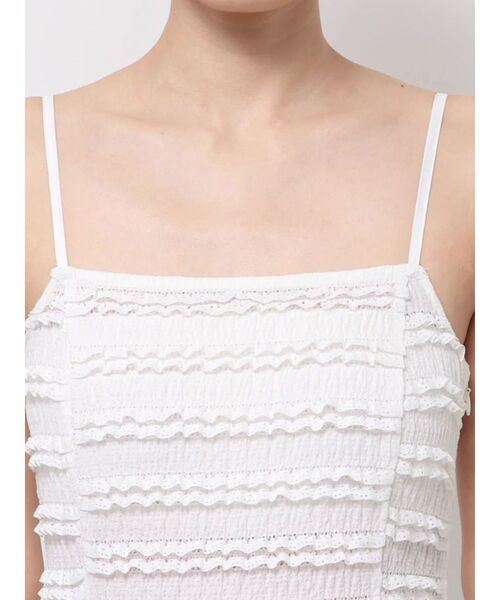 calnamur ローズアシンメトリーヘム ロング ワンピース CALNAMUR ワンピース ROSE ASYMMETRIC HEM LONG OP/ローズ