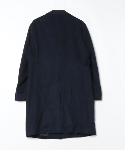 EDIFICE」 チェスターコート 48 ネイビー メンズ エディフィス EDIFICE