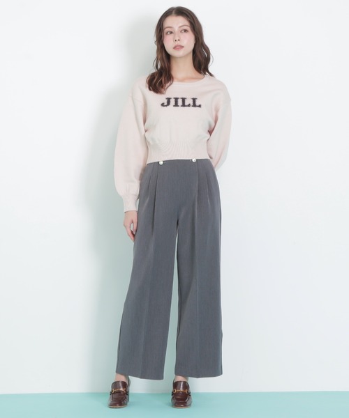JILL by JILLSTUART バリエーションジャガードロゴニット JILL by JILL STUART（ジルバイジルスチュアート） ニット セーター