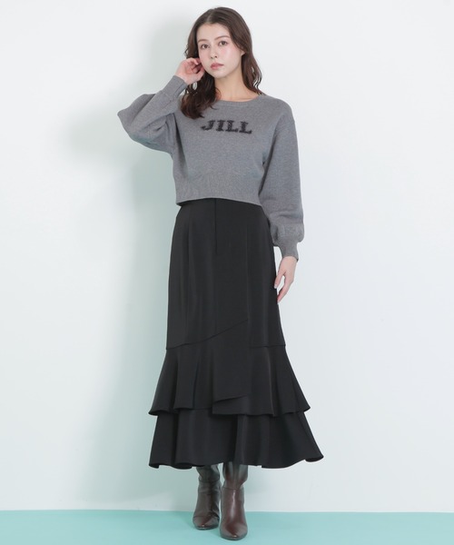 JILL by JILLSTUART バリエーションジャガードロゴニット 楽天市場】【SALE／30%OFF】バリエ-ションジャガードロゴニット JILL