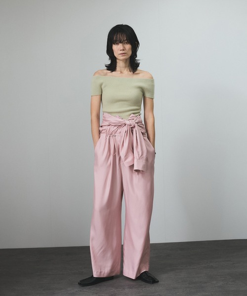 SALON adam et ropé オープンカラーリラクシーオールインワン SALON adam et rope'（サロン アダム エ ロペ） オールインワン