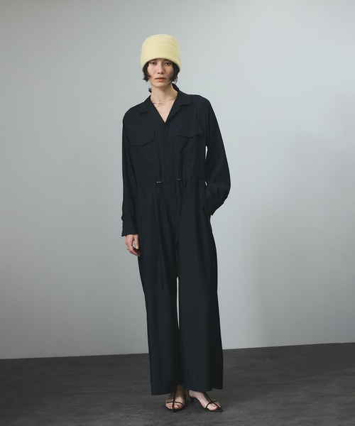 オケージョンオールインワン SALON adam et rope' オールインワン オープンカラーリラクシー