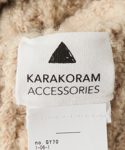 ニット帽 KARAKORAM ACCESSORIES カラコラム アクセサリーズ IENA LA BOUCLE ニット帽 ニットキャップ KARAKORAM/カラコルム