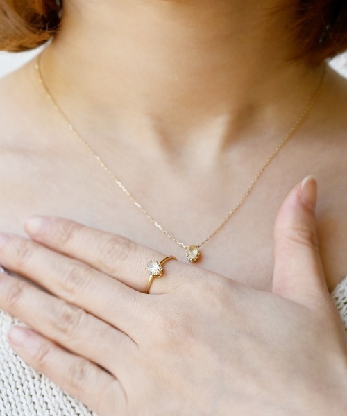 sowi ネックレス K10 Budding ネックレス レディース : ZOZOTOWN Yahoo