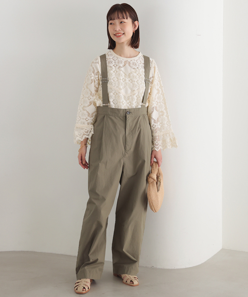 SLOBE IENA ブラウス シャツ リバーレースブラウス レディース
