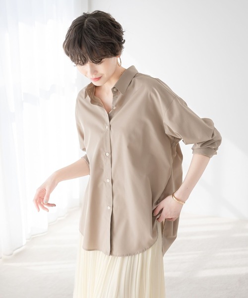Elura（エルーラ） ブラウス シャツ アイロンいらずレギュラーシャツ
