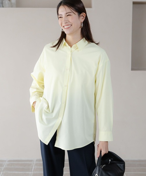 Elura（エルーラ） ブラウス シャツ アイロンいらずレギュラーシャツ