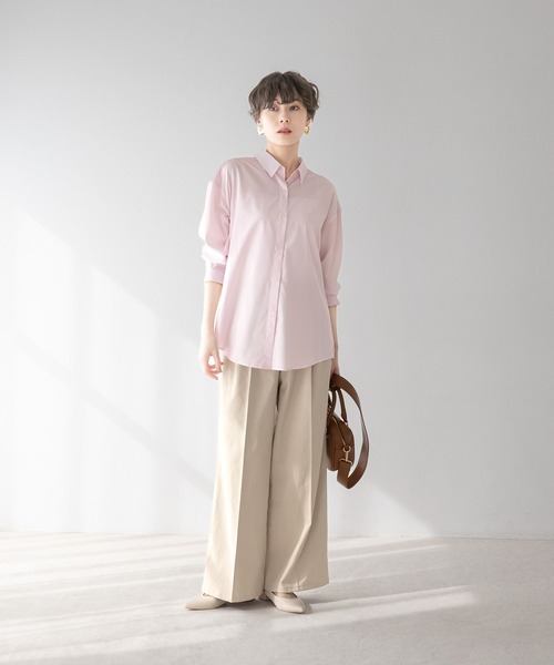 Elura（エルーラ） ブラウス シャツ アイロンいらずレギュラーシャツ