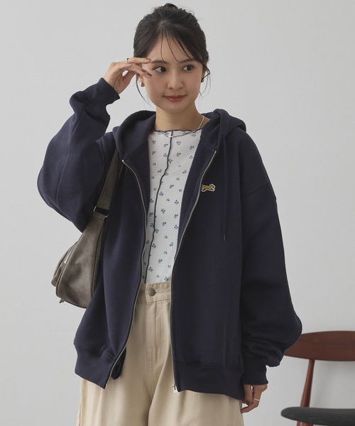 PENNEYS（ペニーズ） パーカー 裏起毛 別注 THE FOX ロゴ ワンポイント