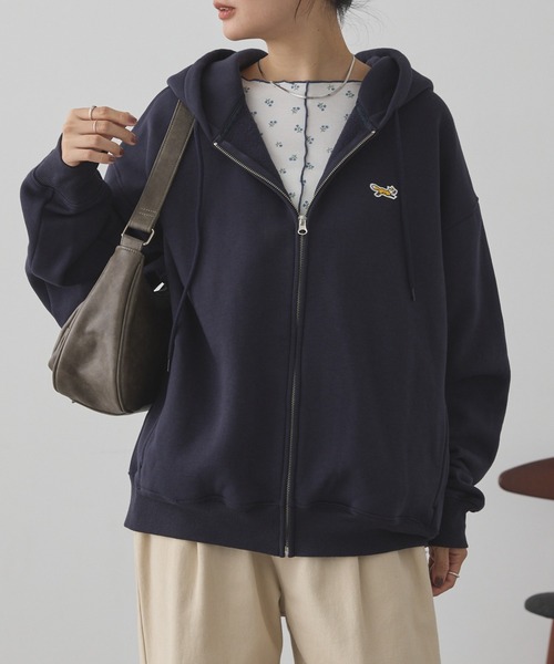 PENNEYS（ペニーズ） パーカー 裏起毛 別注 THE FOX ロゴ ワンポイント