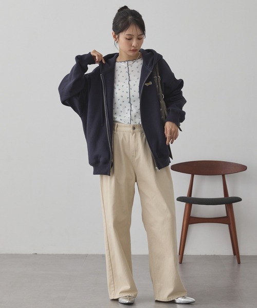 PENNEYS（ペニーズ） パーカー 裏起毛 別注 THE FOX ロゴ ワンポイント
