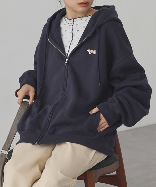 PENNEYS（ペニーズ） パーカー 裏起毛 別注 THE FOX ロゴ ワンポイント