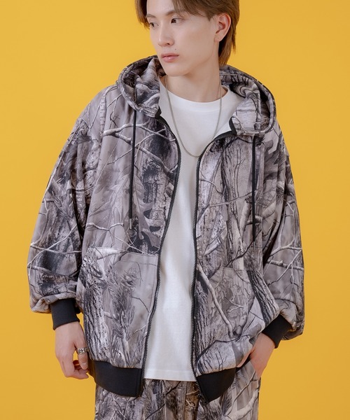 improves（インプローブス） パーカー ツリーカモ 裏毛スウェット