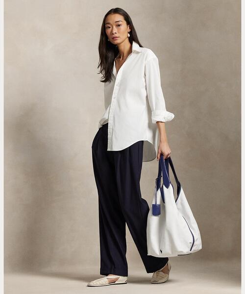 ★Ralph Lauren★Polo Play キャンバストートバッグ ラージ 2WAY POLO RALPH LAUREN トートバッグ Polo Play キャンバス ラージ