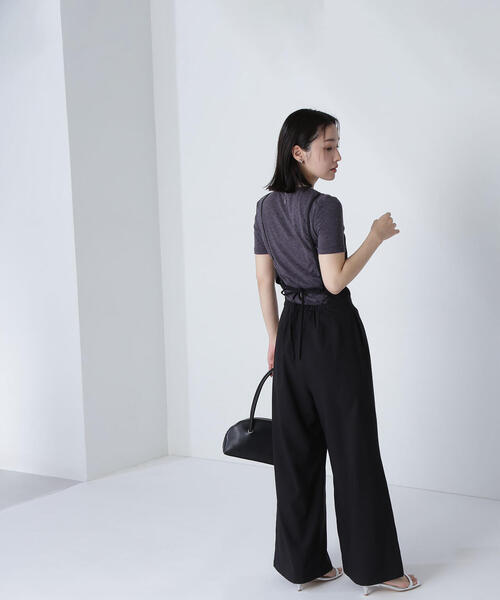 美品 STORY掲載 Calmere バックオープンオールインワン M キャミオールインワン[品番：MJNW0003347]｜me Jane（ミー