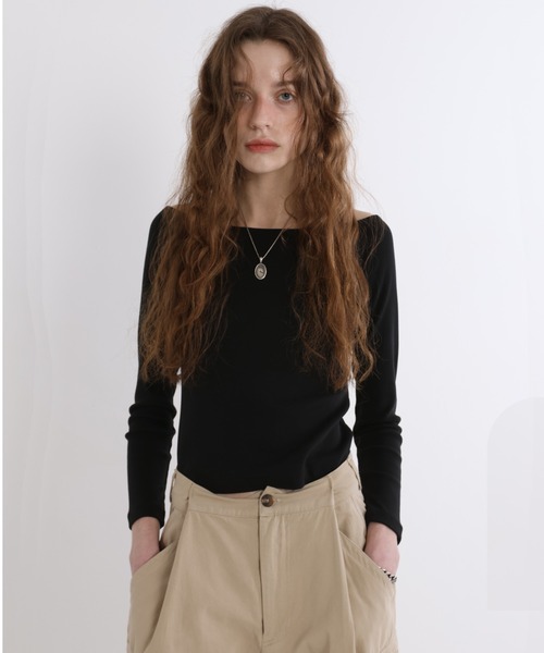 tシャツ TWO-WAY BANDING TEE レディース