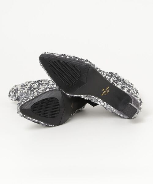 「menue」 ショートブーツ M シルバー系その他 レディース_画像3