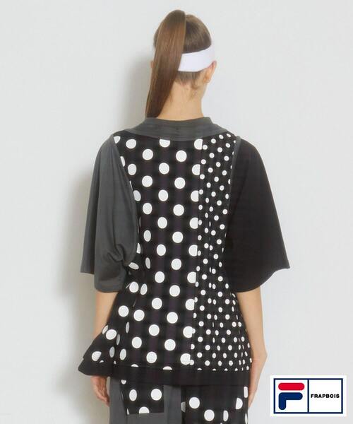 FILA×FRAPBOISカットソーセットアップ FRAPBOIS tシャツ FILA×FRAPBOISカットソーセットアップ