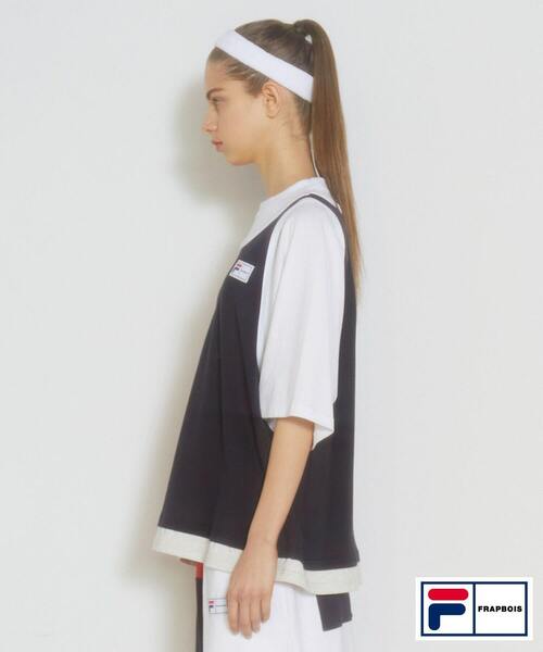 tシャツ FILA×FRAPBOISカットソーセットアップ レディース メンズ FRAPBOIS tシャツ FILA×FRAPBOISカットソーセットアップ