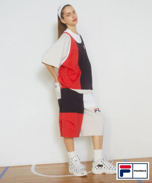 tシャツ FILA×FRAPBOISカットソーセットアップ レディース メンズ FRAPBOIS tシャツ FILA×FRAPBOISカットソーセットアップ
