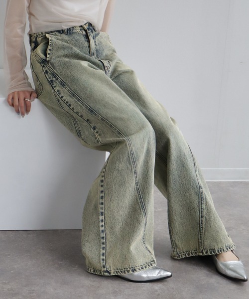 NOGLE ジーンズ デニム デニムパンツ 「NOGLE/ノグル」ケミカルライン