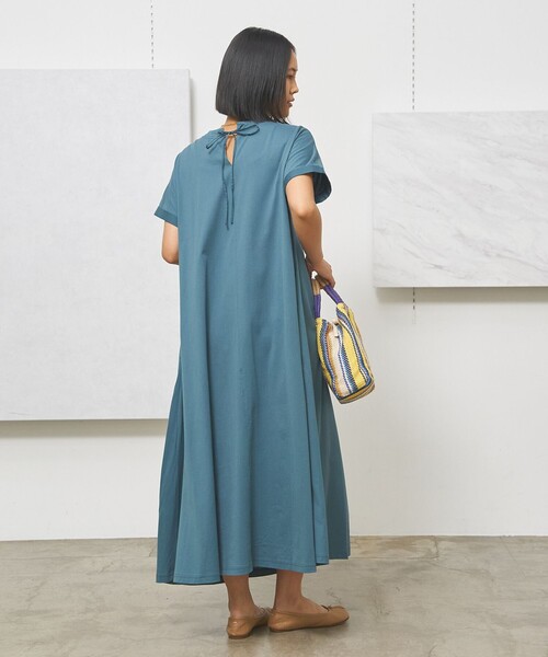 J.PRESS YORK STREET ワンピース 半袖 「WOMEN」キャップスリーブ