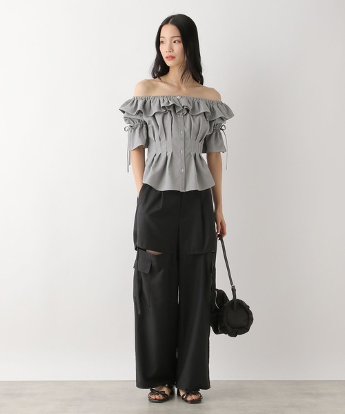 Heather｜サイドスリットデザインパンツ | Rakuten Fashion(楽天