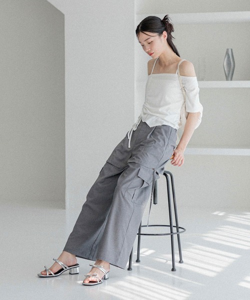 グレースコンチネンタル　サイドスリットカーゴパンツ サイドスリットカーゴパンツ / GRACE CONTINENTAL | GRACE