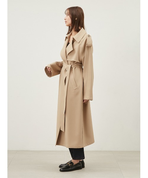 Mila Owen デザイントレンチコート　新品未使用　ミラオーウェン Mila Owen（ミラオーウェン） トレンチコート 00 アイボリー