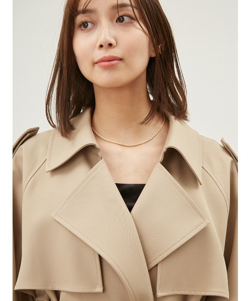 Mila Owen（ミラオーウェン） トレンチコート 00 アイボリー