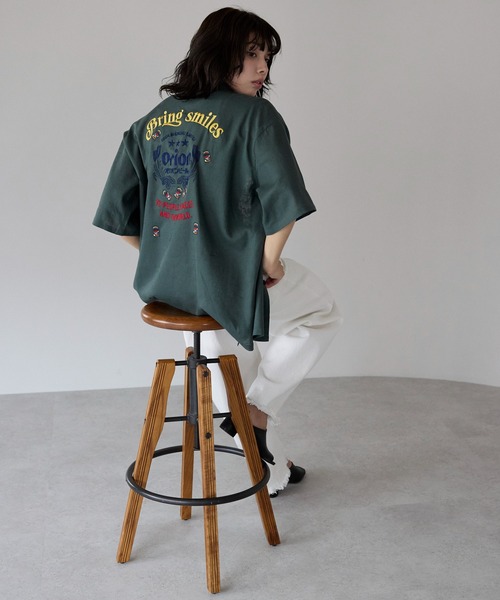 SOTT ブラウス シャツ Orion Beer Embroidered Shirt オリオン