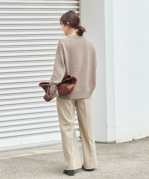 「JOURNAL STANDARD」 長袖ニット FREE アイボリー レディース_画像4