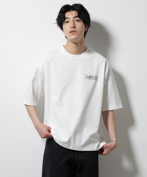 MOFFISIE」オリジナルプリント 刺繍 Tシャツ 半袖