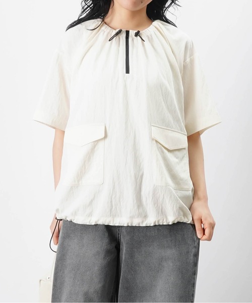 LADY LUCK LUCA ホワイトシャツ 長袖 LADY LUCK LUCA ブラウス シャツ LC/LLL カットジャガード