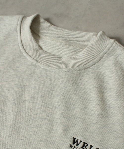 「welise」 スウェットカットソー M チャコール メンズ
