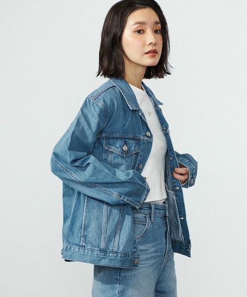 Levi's インディゴ　ブルー デニムジャケット　gジャン　EDWIN EDWIN 「EDWIN」 デニムジャケット MEDIUM インディゴブルー