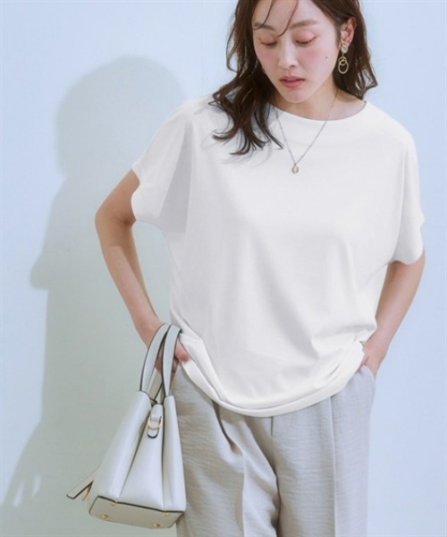 7days Life Styling tシャツ 半袖 「接触冷感」シルケット加工ドルマン