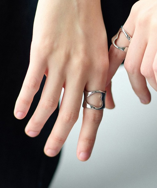 ONCILY（オンシェリー） 指輪 リング HEART HOLE RING / ハートホール