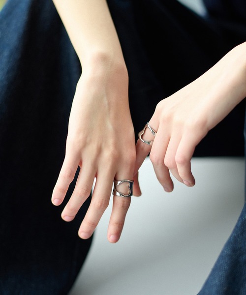 ONCILY（オンシェリー） 指輪 リング HEART HOLE RING / ハートホール