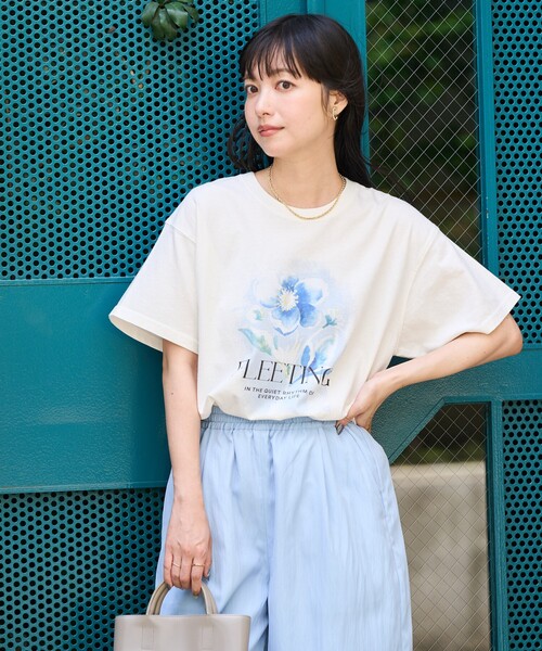 Flower サイン入りTシャツ 古着 90s USA製 Design 95 「Artists in the Garden」 フラワー