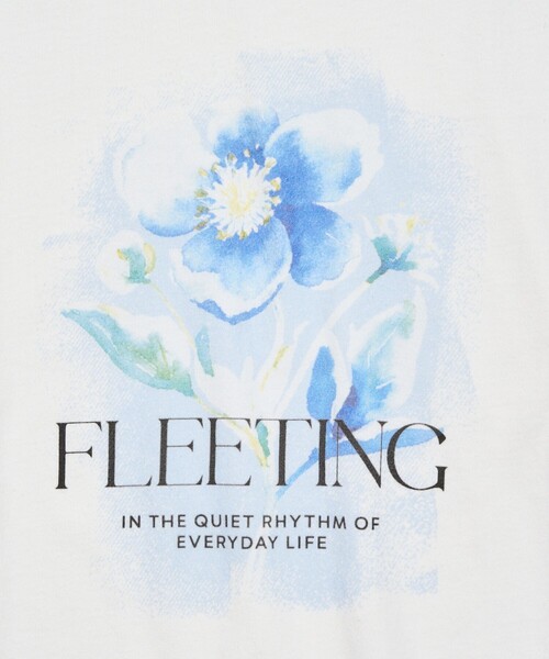 Flower サイン入りTシャツ FREAK'S STORE tシャツ flower painting Tシャツ/フラワー